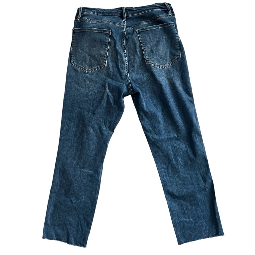 FRAME Le Sylvie Slender Straight Bonhill Raw Hem Jeans Size 31 - Picture 4 of 6